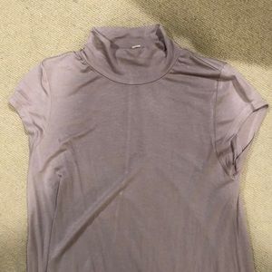 light purple turtle neck dress